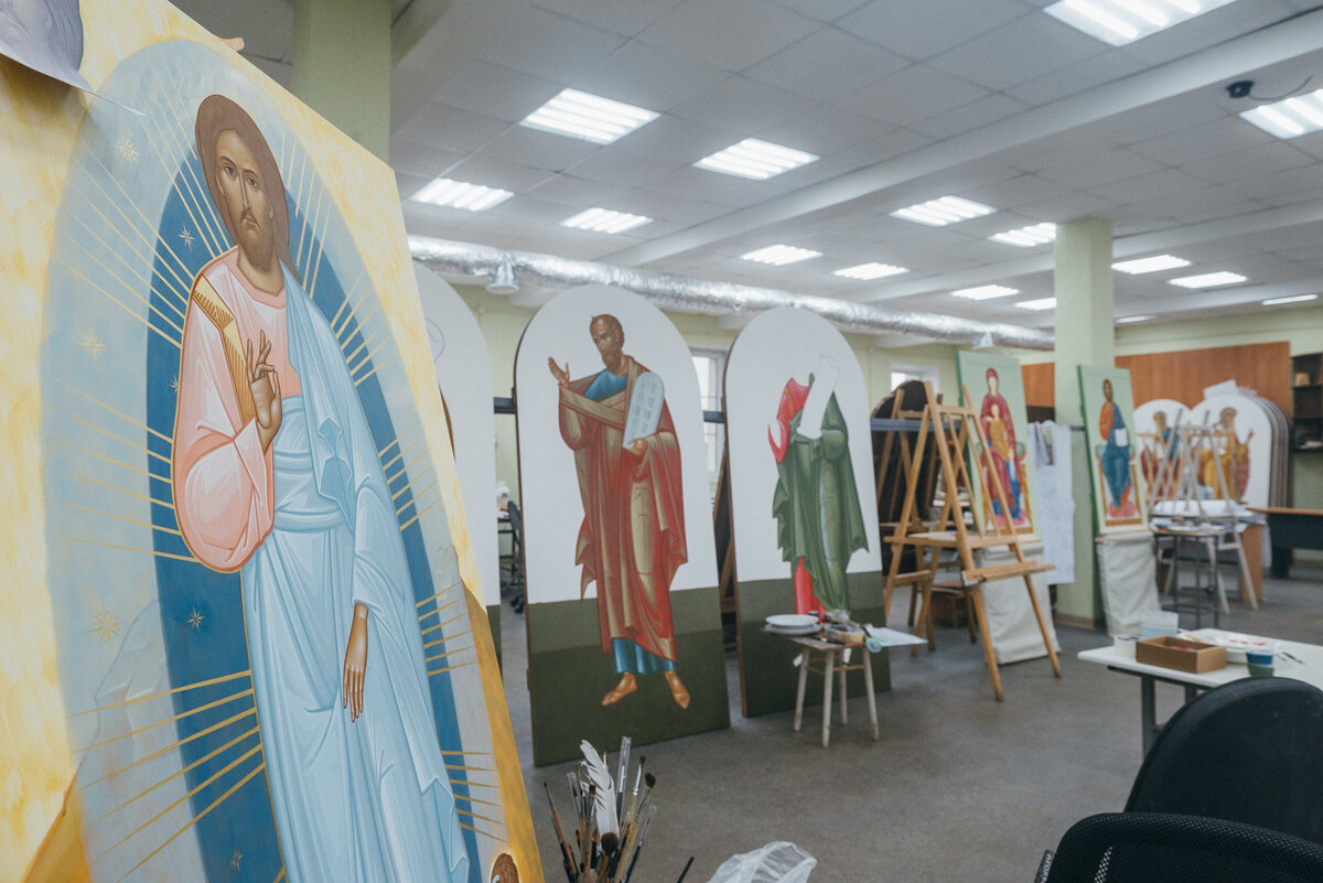 Мастерская "Палехский иконостас". Иконописный цех