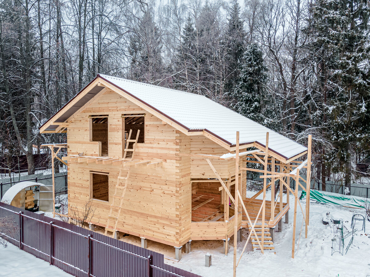 Этот сруб по проекту «Влада» мы собрали в конце 2022 года в Сергиево-Посадском районе.