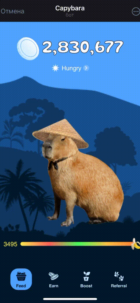 Процесс тапания