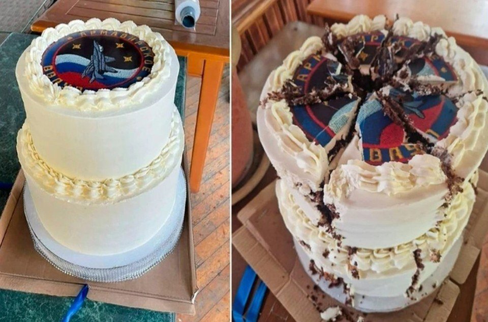 Этот "шикарный" торт чуть было не стал причиной гибели более чем 80 российских лётчиков. Фото: zp-news.ru