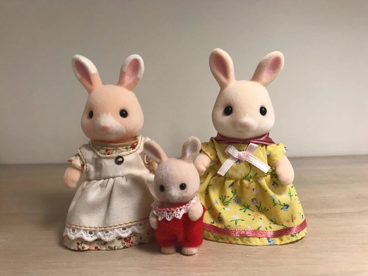 Sylvanian Families Nonohana wildflower rabbits - цветочные кролики Нонохана  | Коробка с зайчиками | Дзен