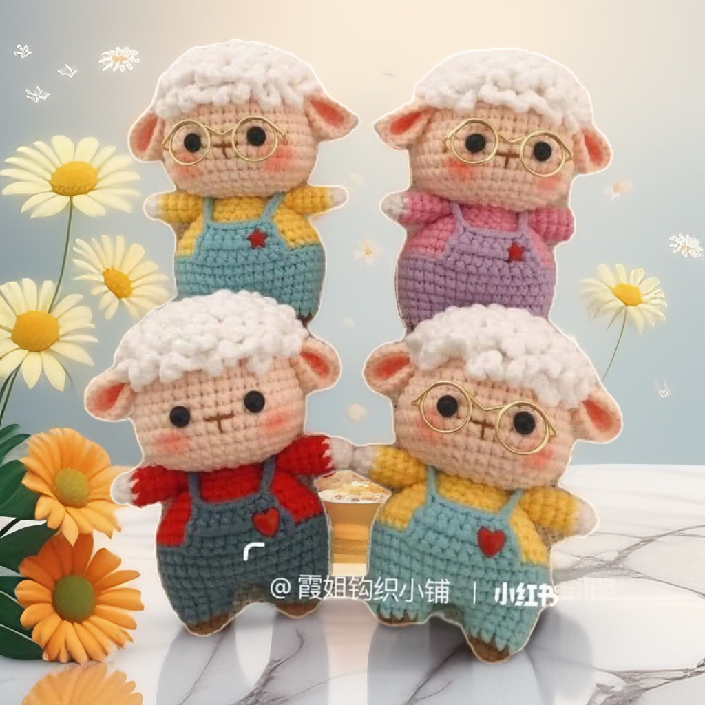 Барашки - игрушки амигуруми