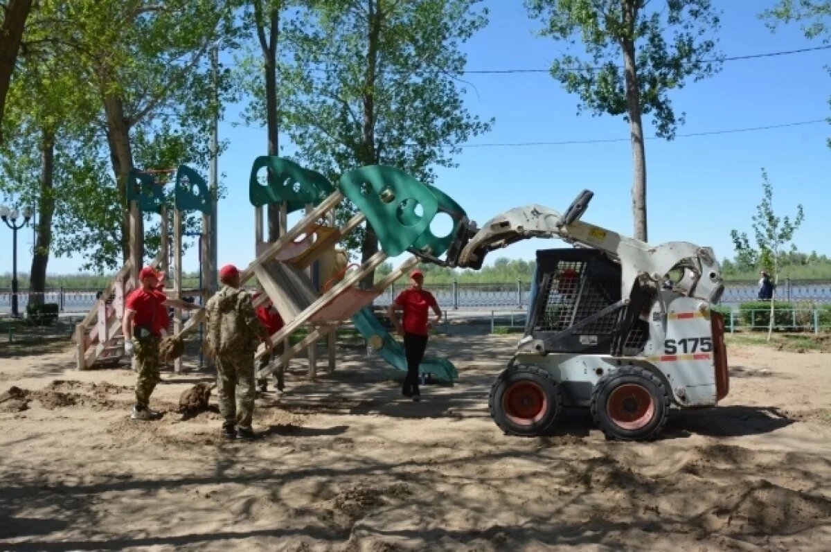    На Комсомольской набережной в Астрахани появится паровой фонтан