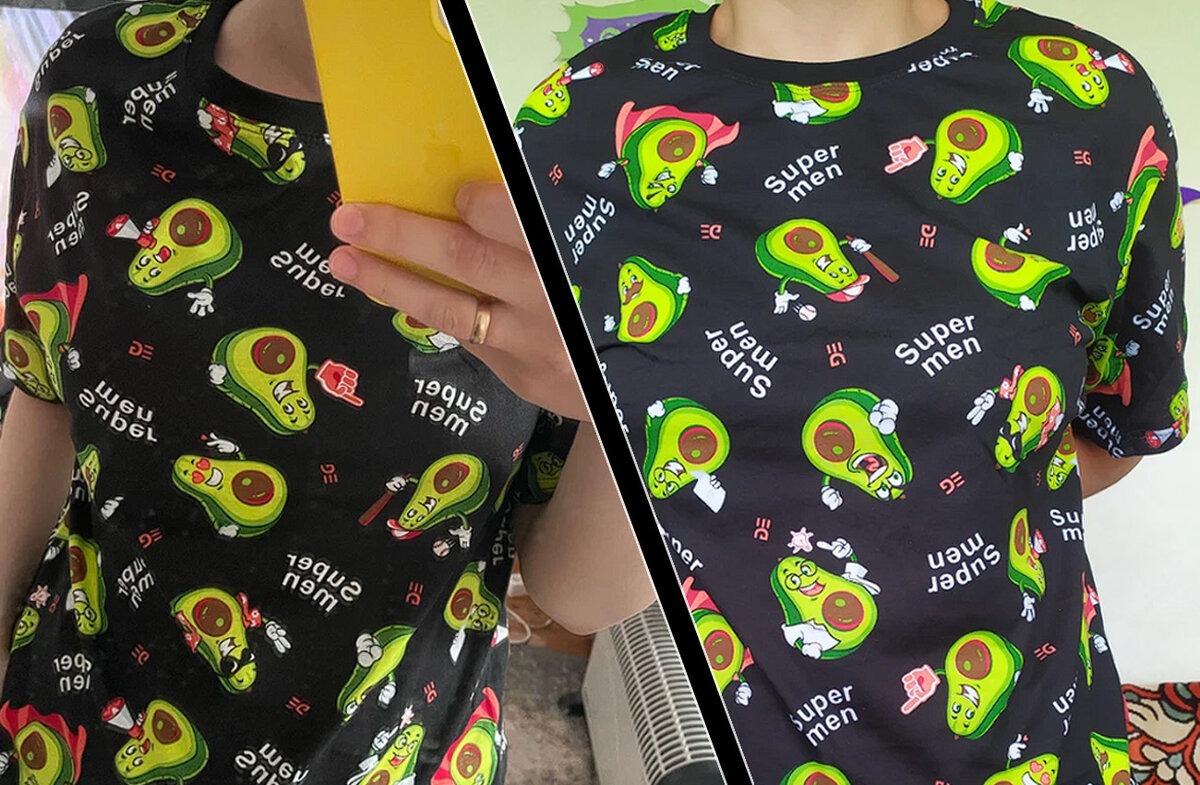 Фото футболки от покупателей