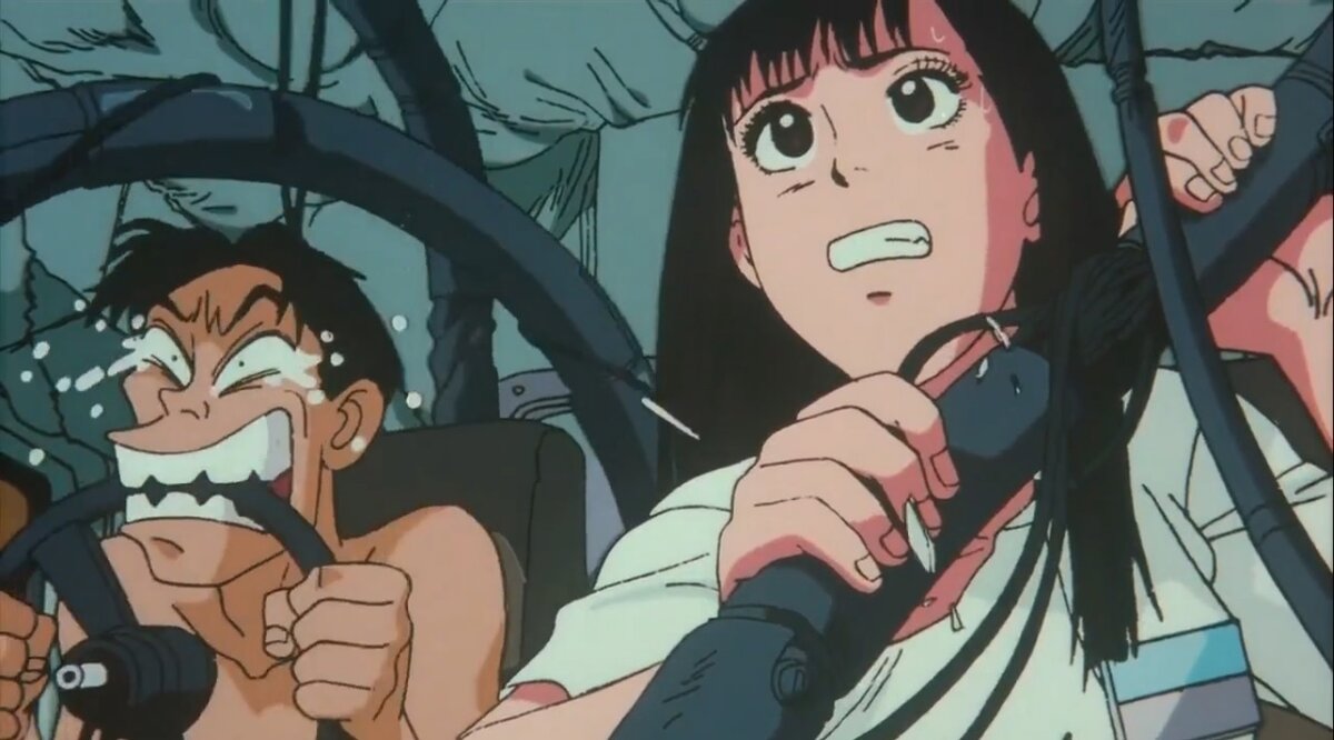 или в «Старике Зет» Хироюки Китакубо, где как раз видно, что герои мультфильма куда выразительнее живых актеров