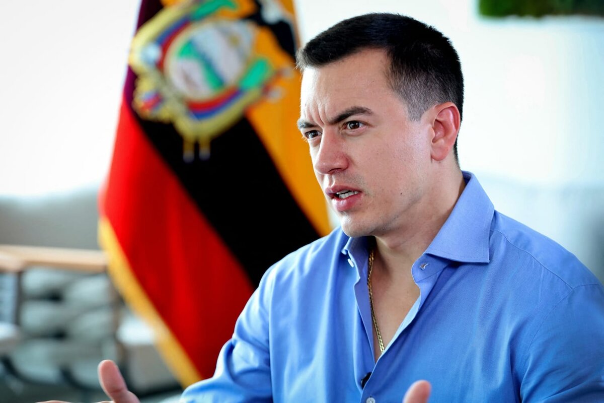 Президент Эквадора Даниэль Нобоа. Фото: AFP