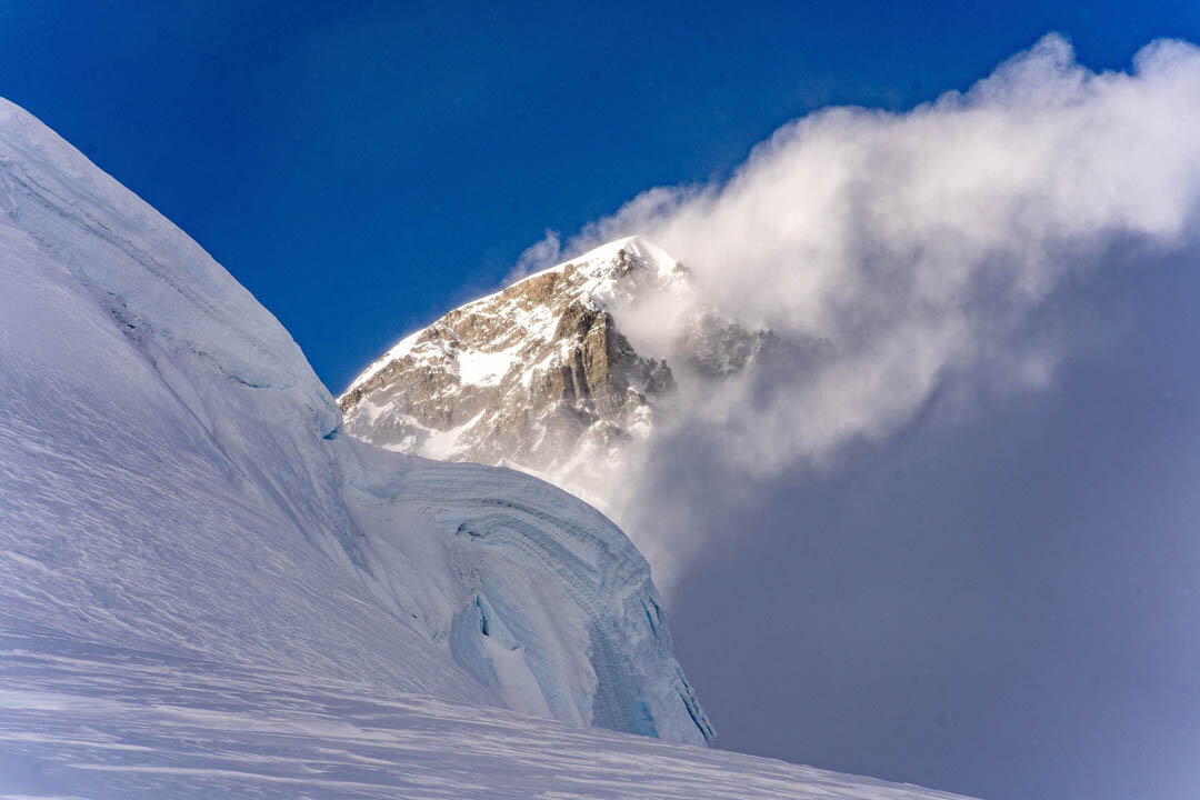 Во время экспедиции на Чо Ойю, 2023 год. Фото: Андрей Васильев