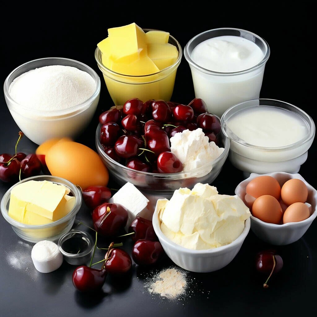 Вишневый пирог с кремом-суфле - рецепт на канале Вкусно Просто Быстро