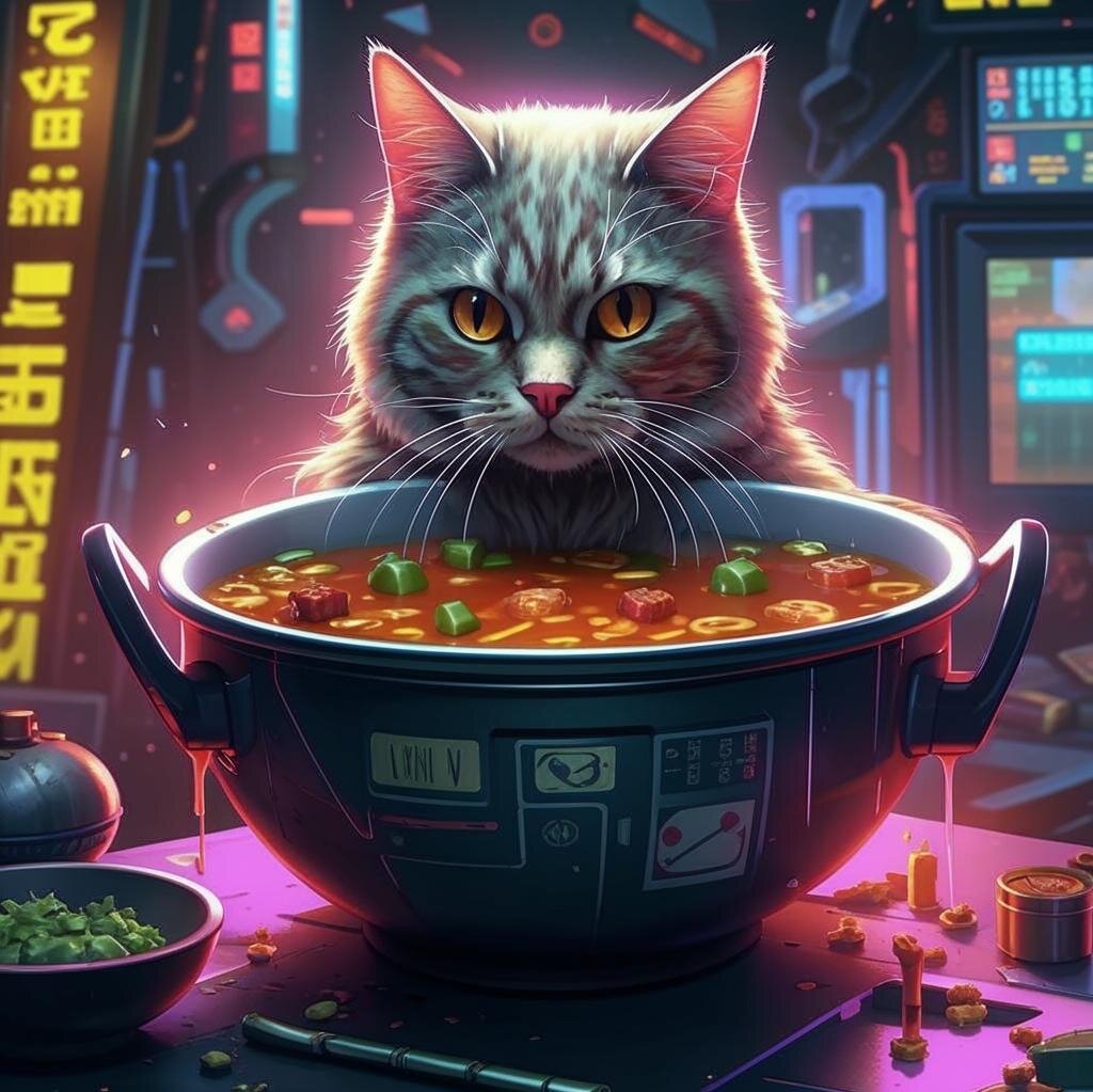 Киберпанковский суп.