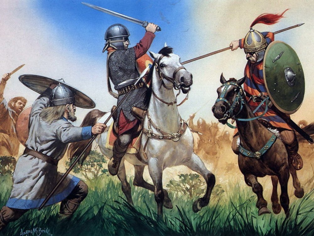 Сражение периода лангобардо-славянских войн.