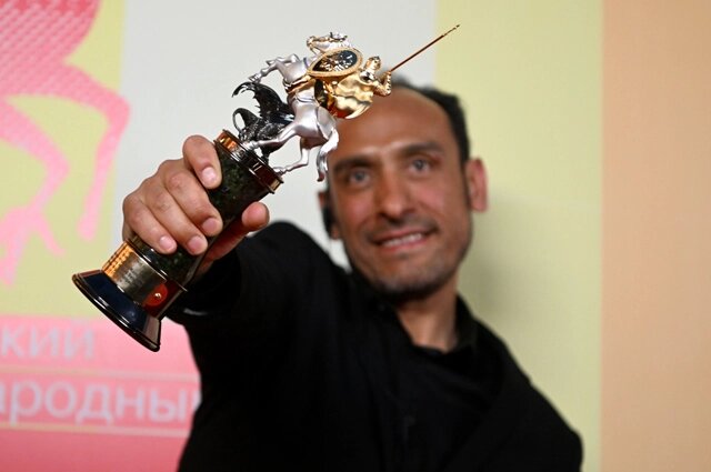 Мегель Сальгадо на награждении