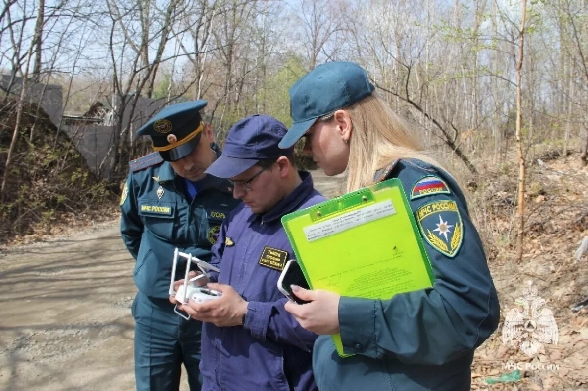    Госпожнадзор МЧС России борется с лесными пожарами в Хабаровском крае