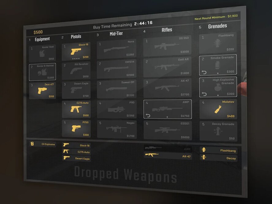 Обновлëнное меню закупа. 