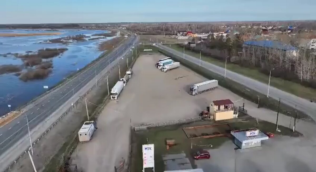 Федеральную трассу Тюмень–Омск может затопить из-за прорыва дамбы