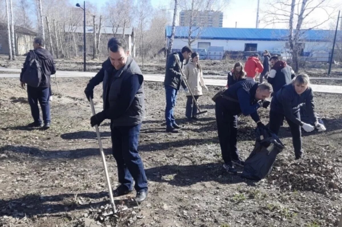    Новый мэр Новосибирска Кудрявцев вышел на субботник