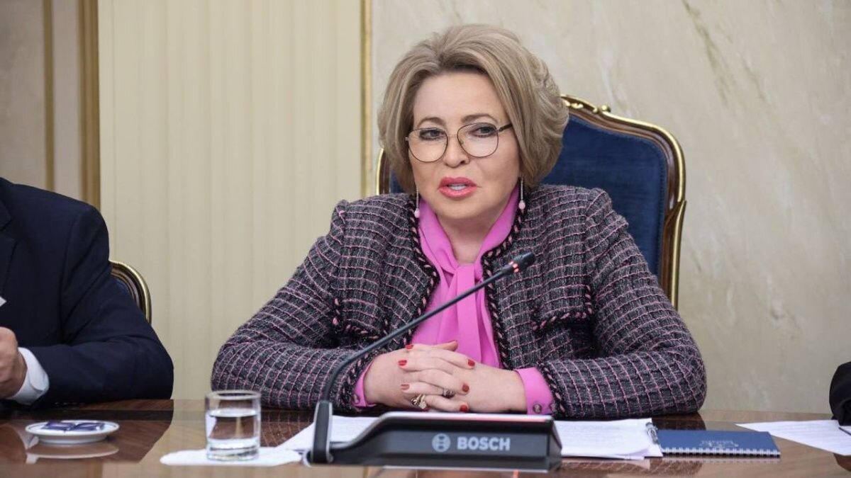     Валентина Матвиенко. Источник: t.me/sovfedofficial Автор фото: Пресс-служба Совета Федерации