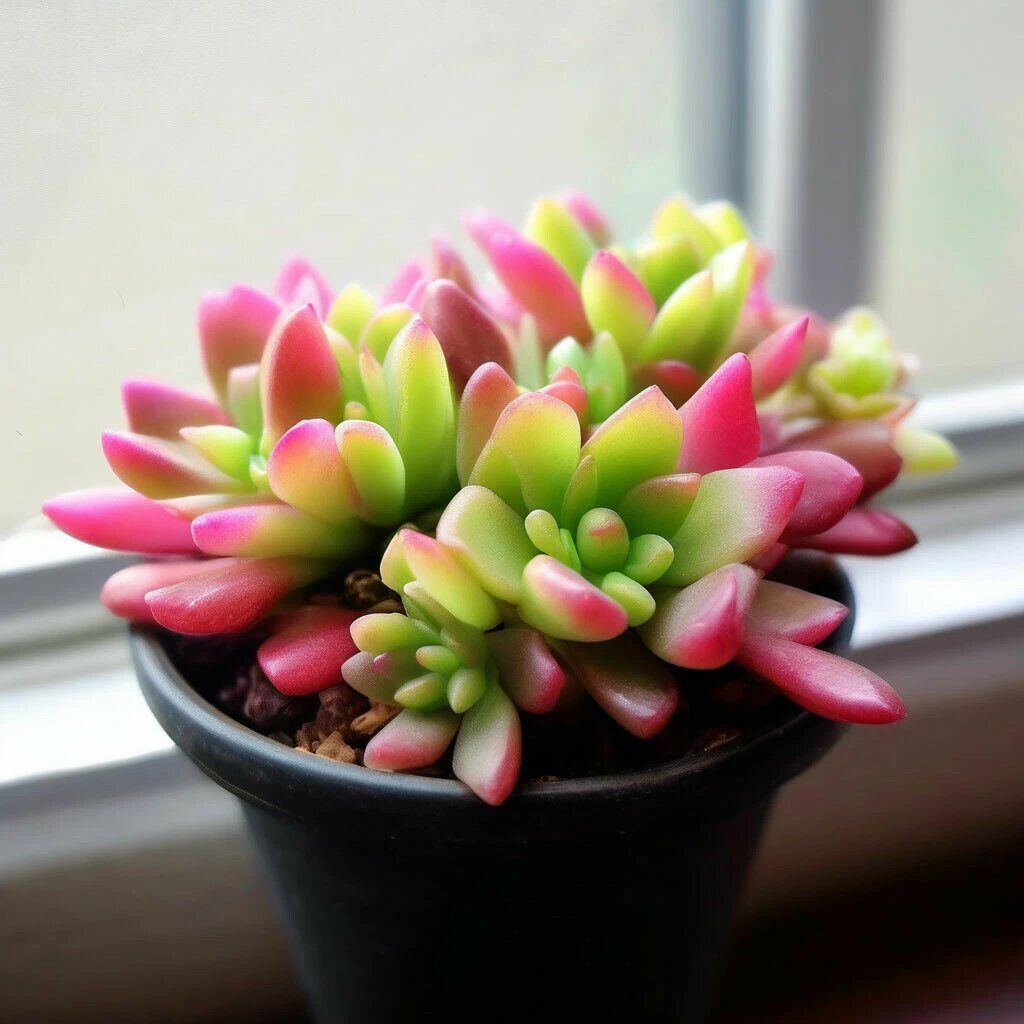 Изображения растения Анакампсерос сделаны с помощью искусственного интеллекта ИИ/AI.