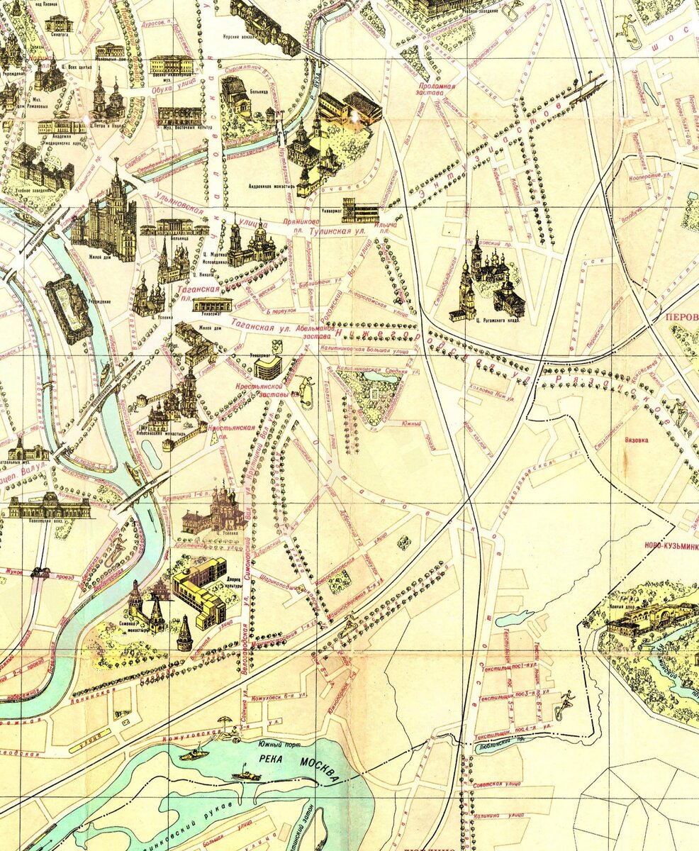 Фрагмент карты, 1957г. (etomesto.ru)