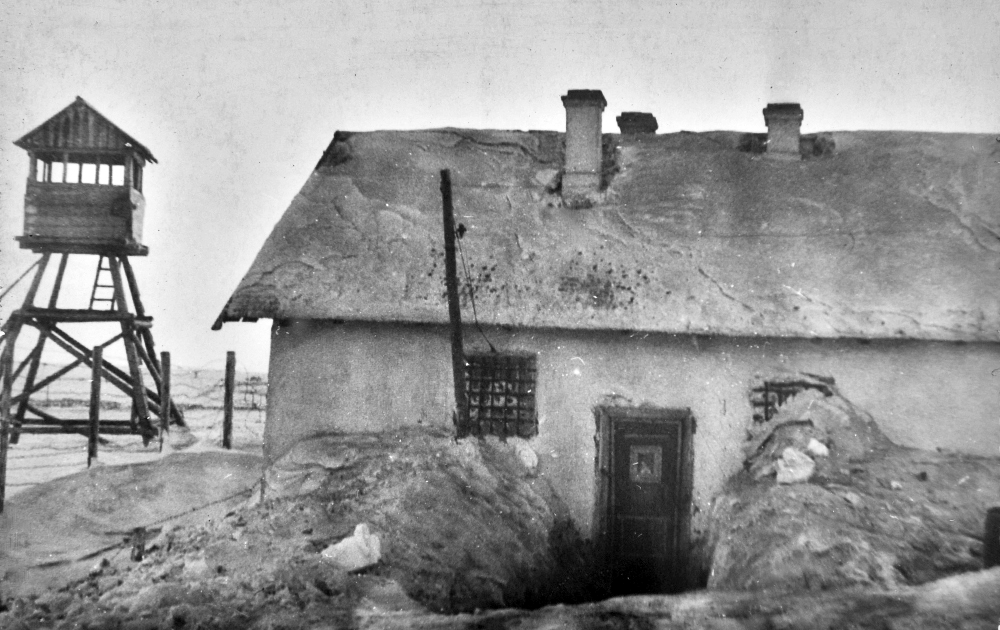 Штрафной изолятор одного из лагпунктов Воркутлага, 1945 год