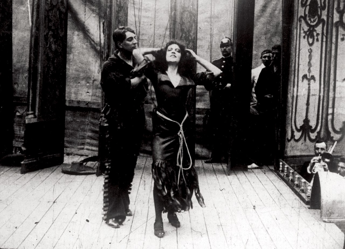 Сцена танца гаучо