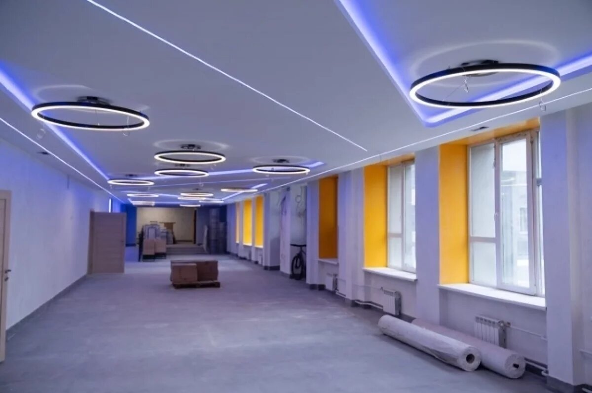    На 97% готов капитальный ремонт кемеровской школы, куда переедут лицеисты