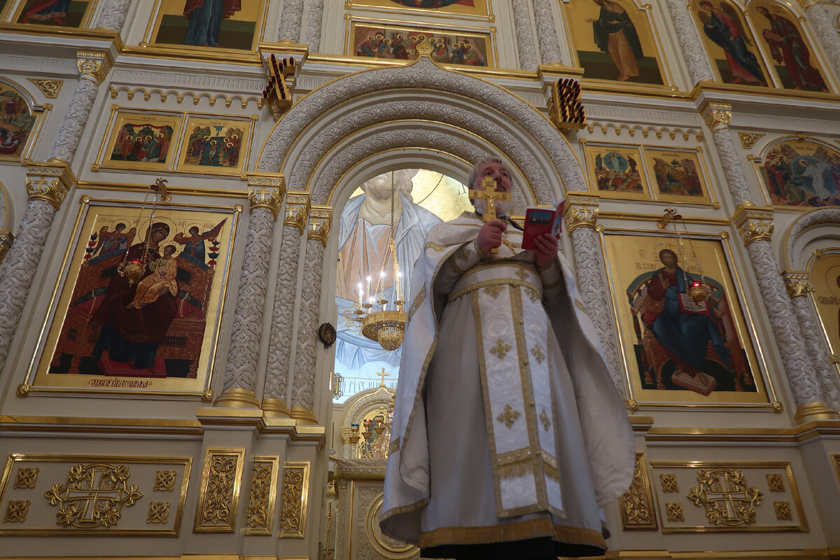 Священник Александр КОПЯТКЕВИЧ на амвоне. Лазарева Суббота. 27 апреля 2024 год. Храм свт.ИОВА