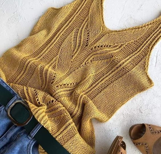 КРАСИВЫЕ ТОПЫ СПИЦАМИ СО СХЕМАМИ УЗОРОВ!