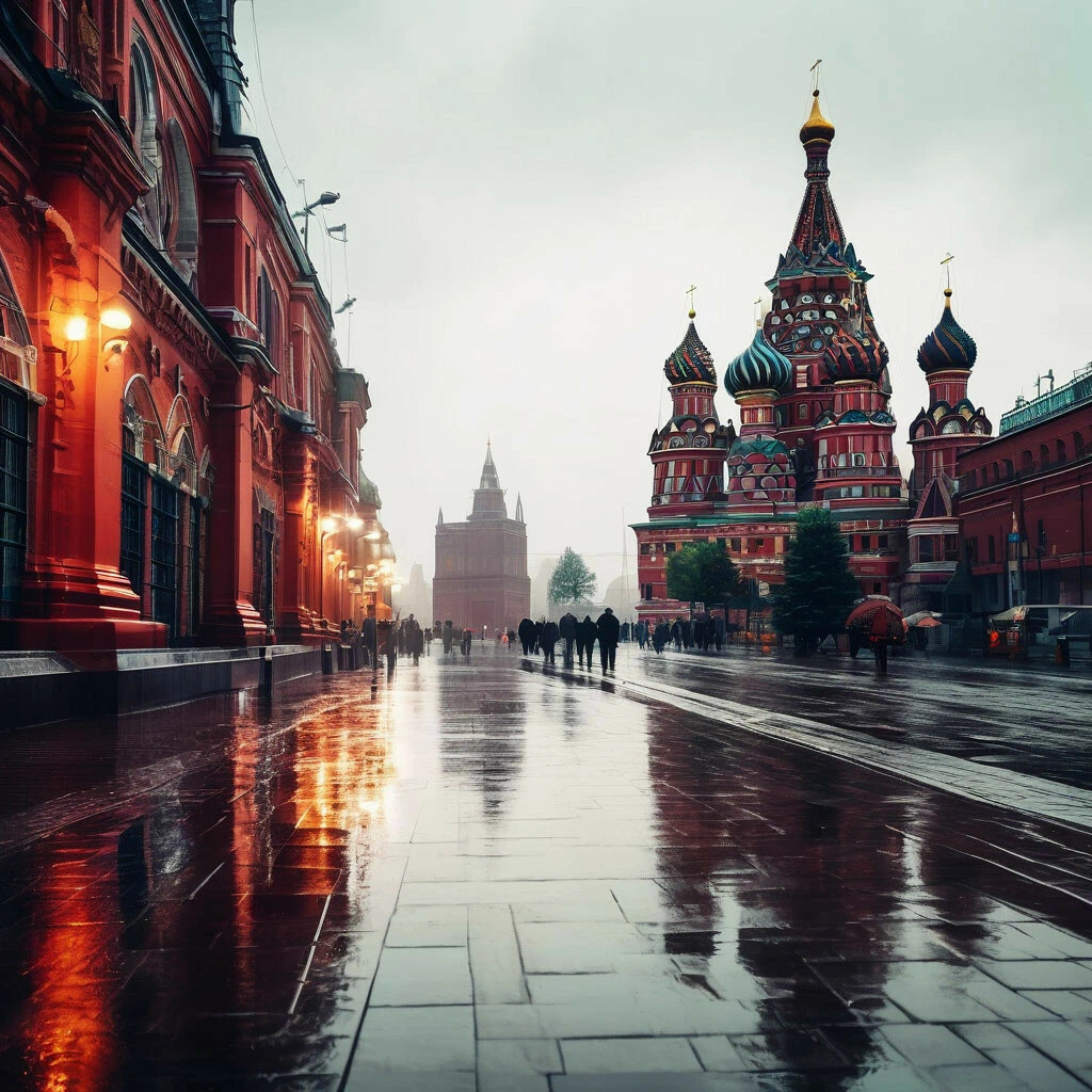 В Москве идет дождь