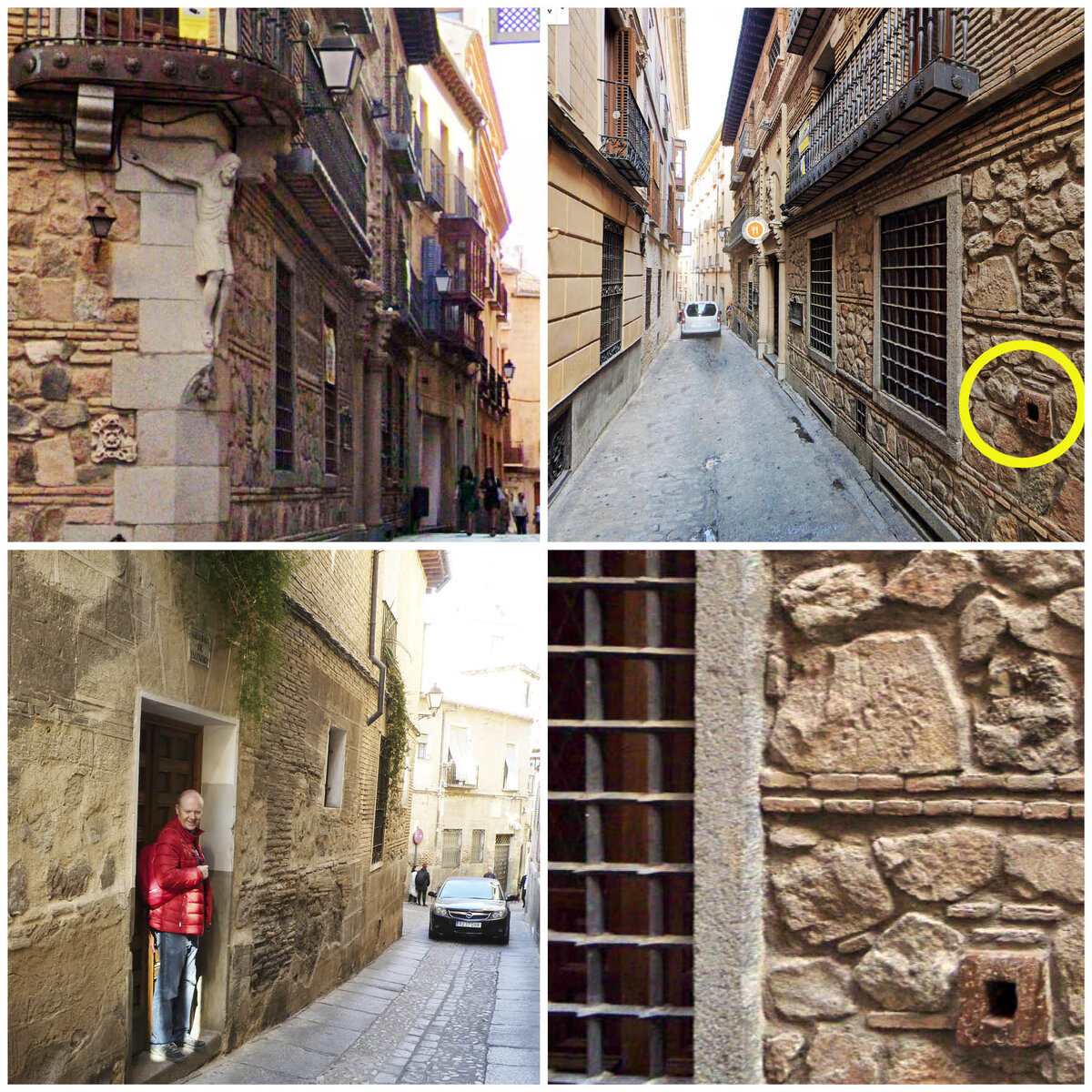 Касон-де-Лос-Лопес (El Casón de los López) легко узнать по распятию на углу дома. Толедо, ул. Силлерия, 3. 