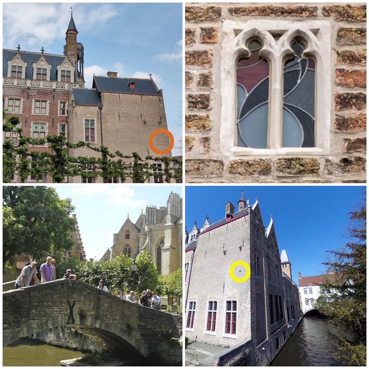 Мост святого Бонифация (Boniface Bridge), Музей Груутхузе (Gruuthusemuseum) и ОКНО.