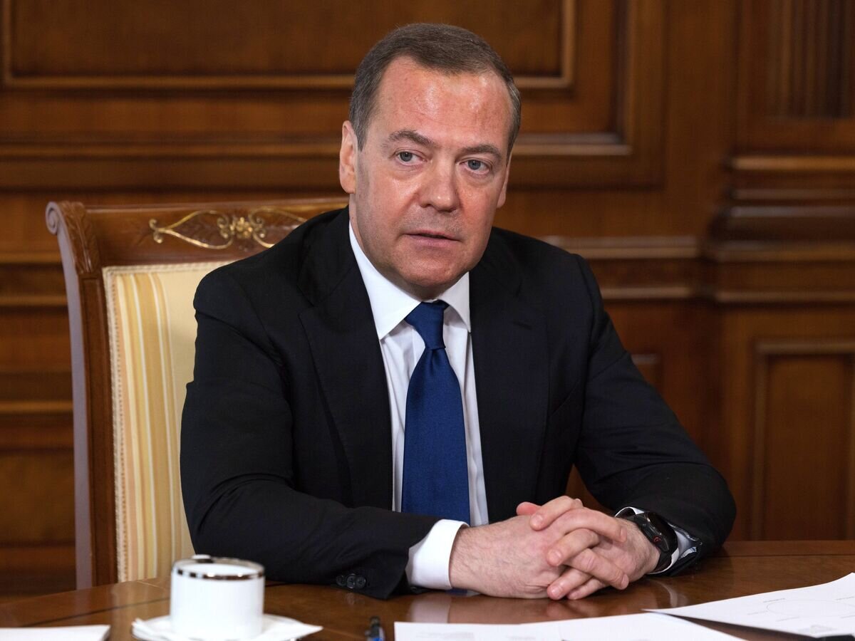    Заместитель председателя Совбеза РФ Д. Медведев© РИА Новости . Екатерина Штукина