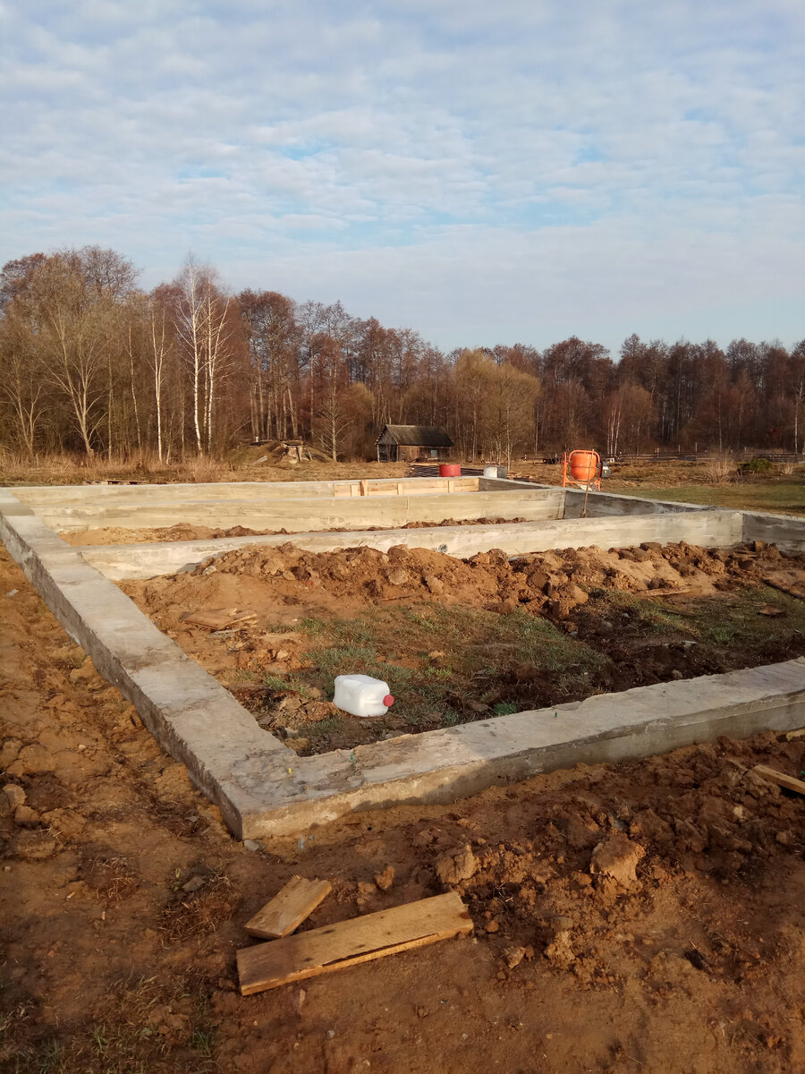 Фундамент под дом-2019год