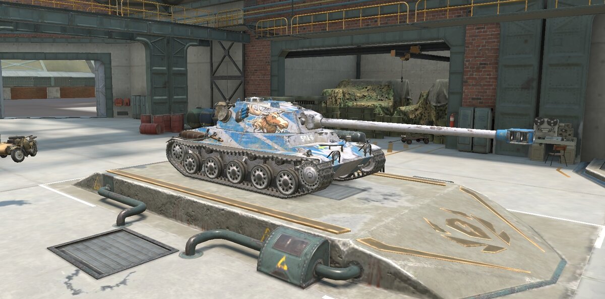 В легендарном камуфляже. Одновременно оригинально и просто. 