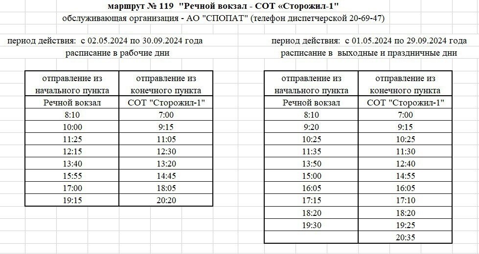 Расписание автобусов 452 на завтра