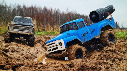 Турбо ЗИЛ 2000 СИЛ или Blazer K10? ... Один из них сошел с дистанции! RC OFFroad 4x4