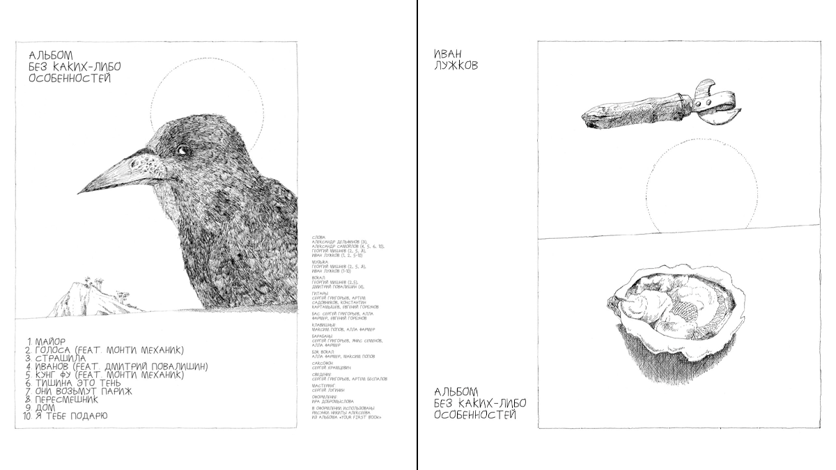 Обложка релиза Ивана Лужкова — «Альбом без каких-либо особенностей»