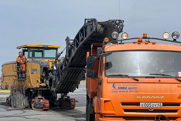    В Победилово благоустраивают авиационный перрон
