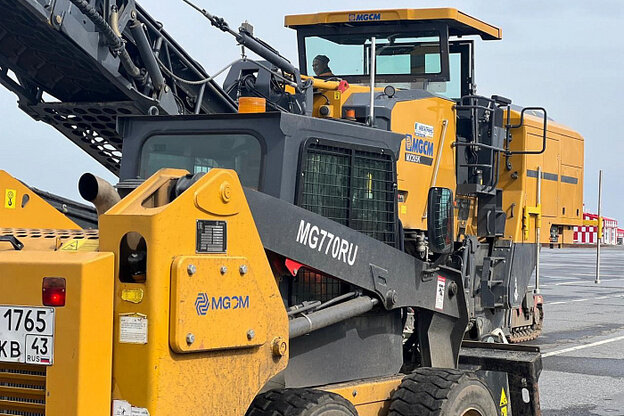    В Победилово благоустраивают авиационный перрон