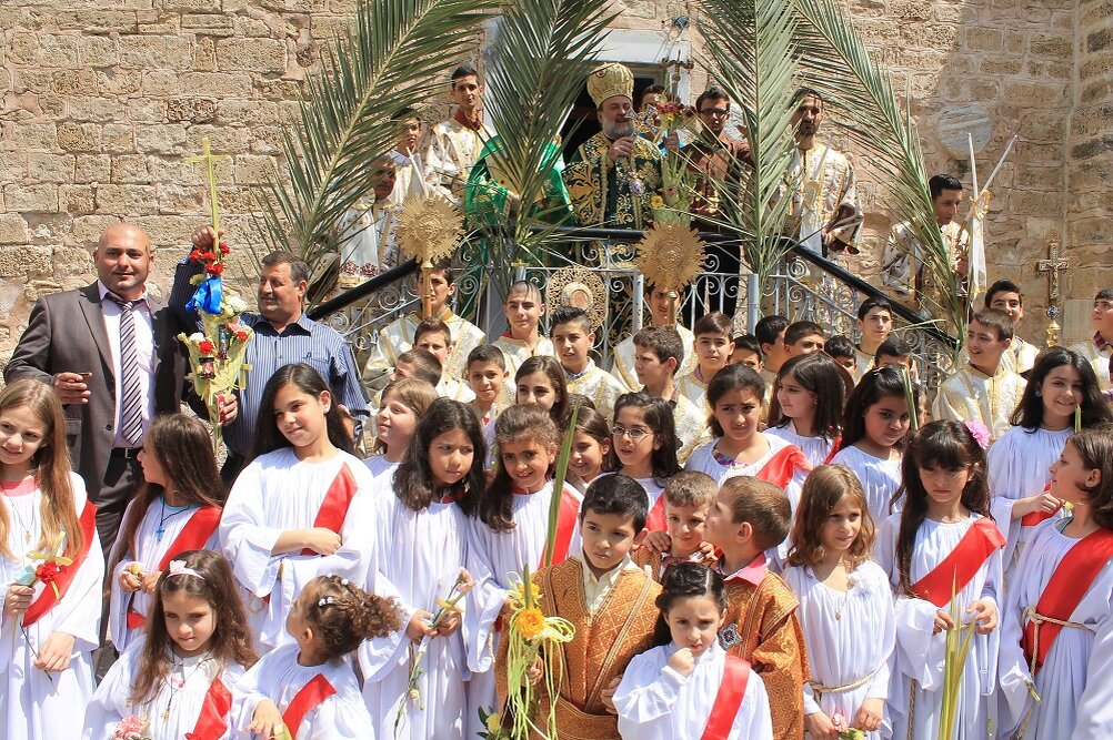 Празднование Входа Господня в Иерусалим в Палестине. flickr.com