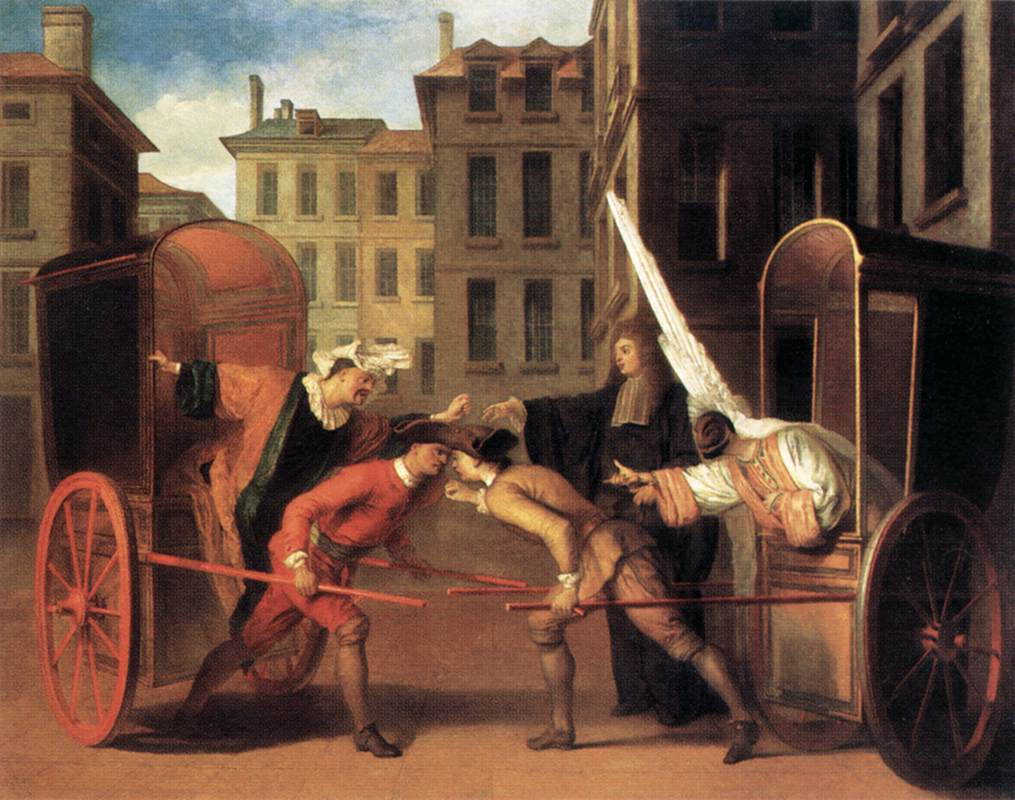 Клод Жилло. Две повозки.