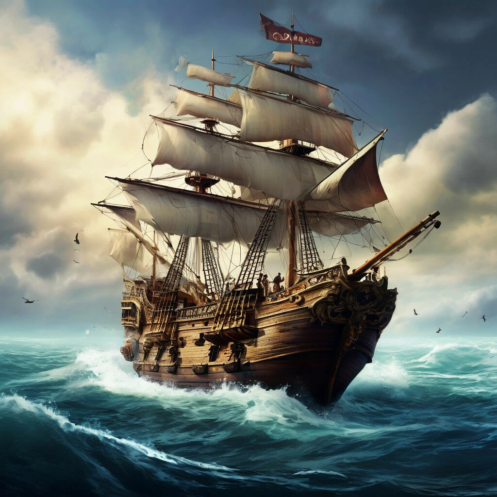 Пиратский корабль