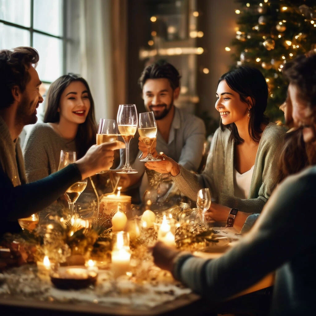 Шампанское и Новый год