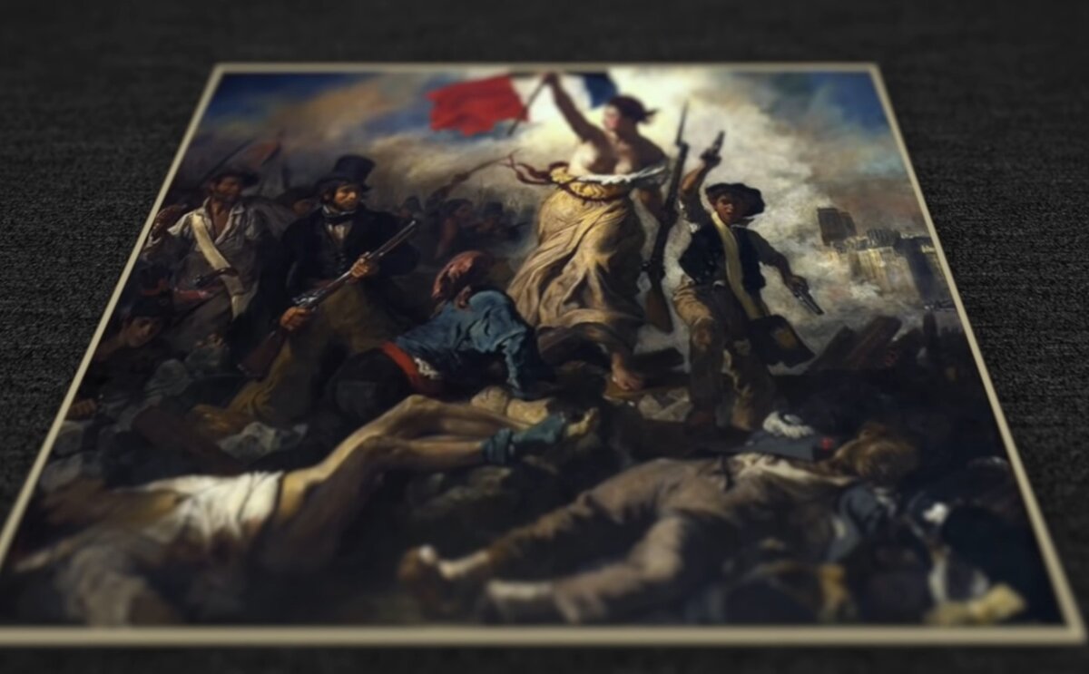 Картина "Свобода, ведущая народ" Эжена Делакруа