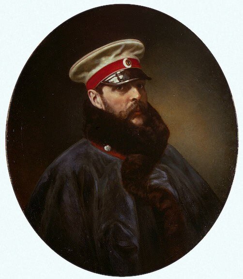 Портрет императора Александра II. Неизвестный художник.  Государственный Эрмитаж