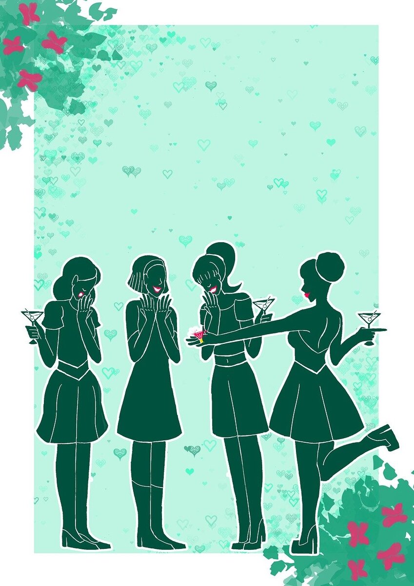 Вот так вот беззаботно начиналась вечеринка в фильме