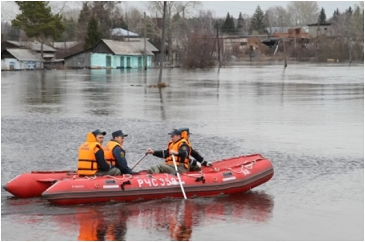    Уровень воды в реке Ишим в районе тюменского села Абатское достиг 1203 см