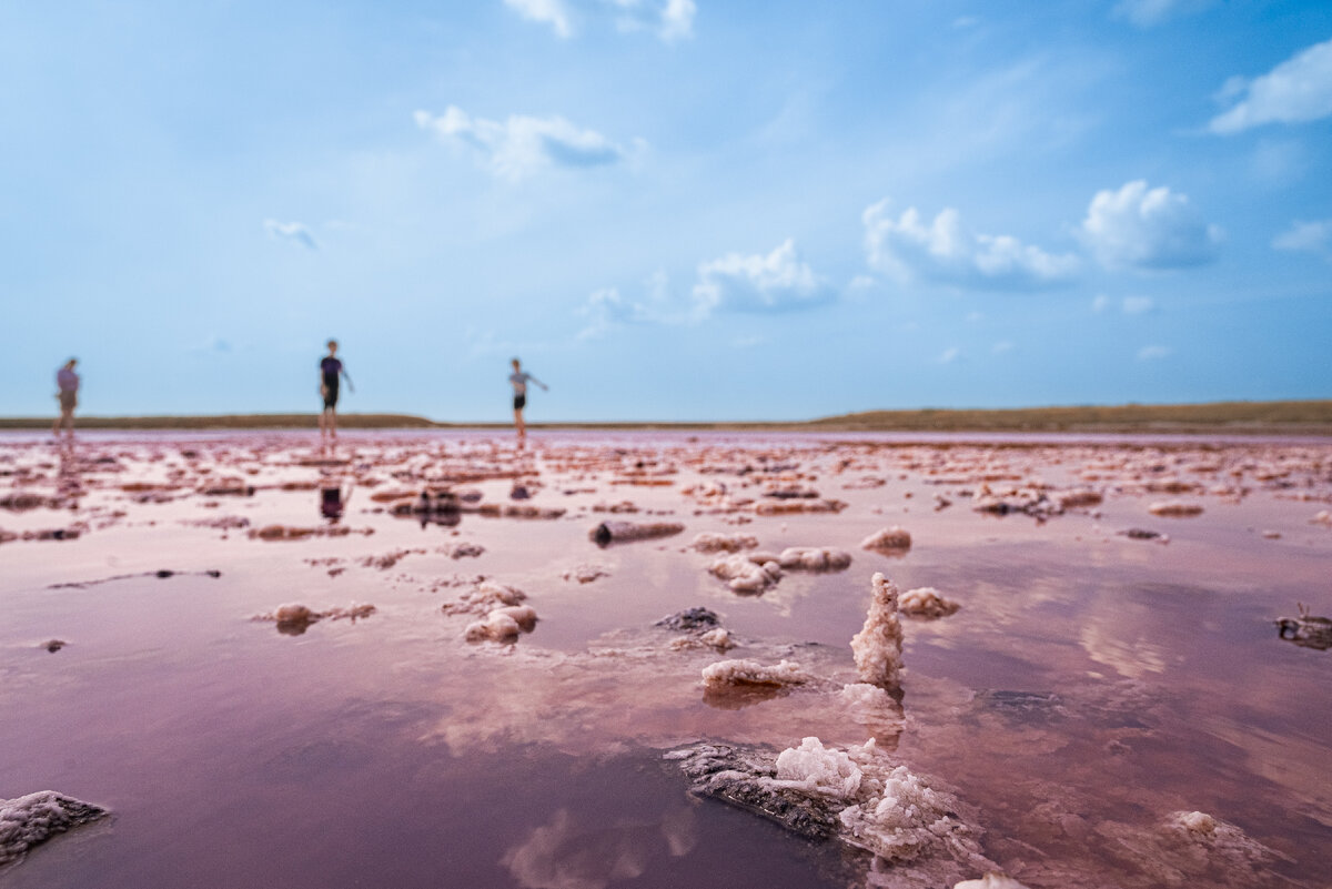 Соль в озере. Фото: Сергей Крылов