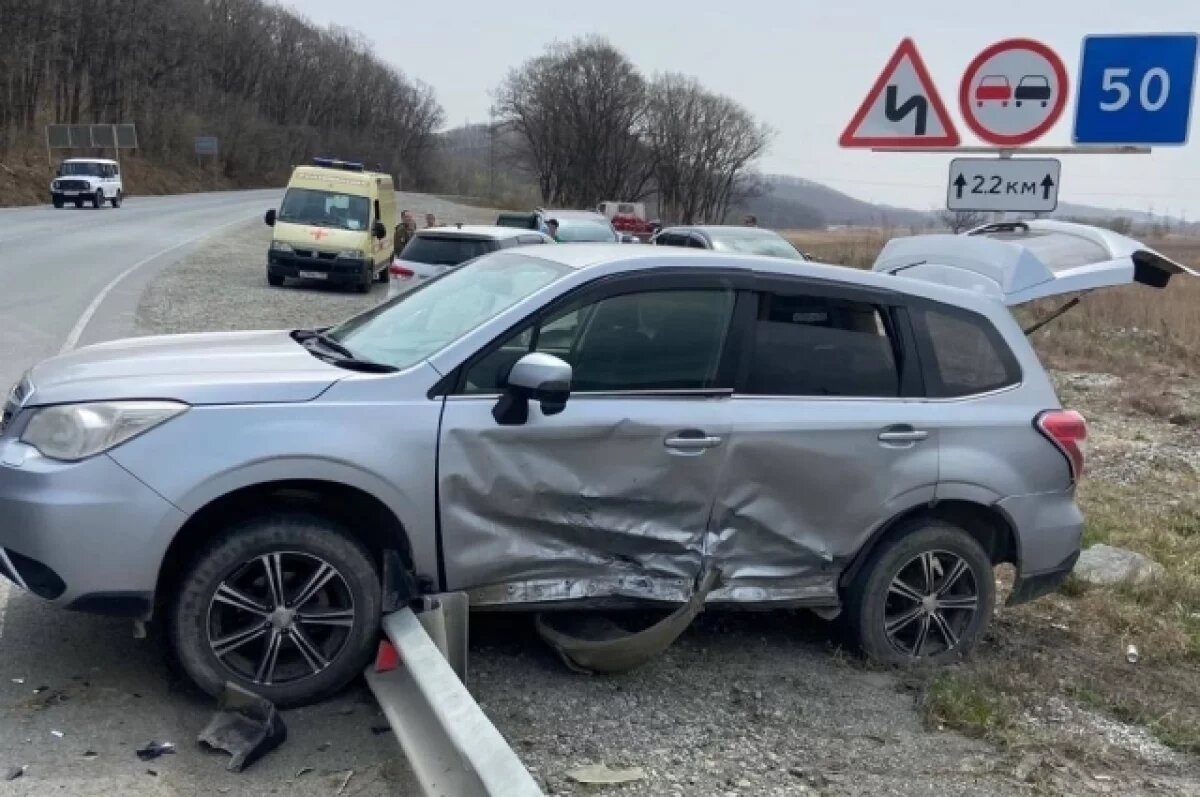    В Приморье за сутки четверо детей пострадали в ДТП