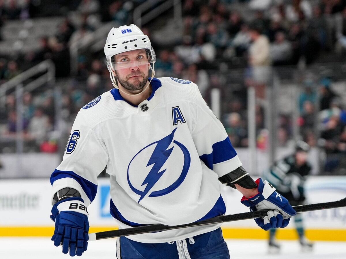   Хоккеист "Тампа-Бэй Лайтнинг" Никита Кучеров© Фото : twitter.com/tblightning