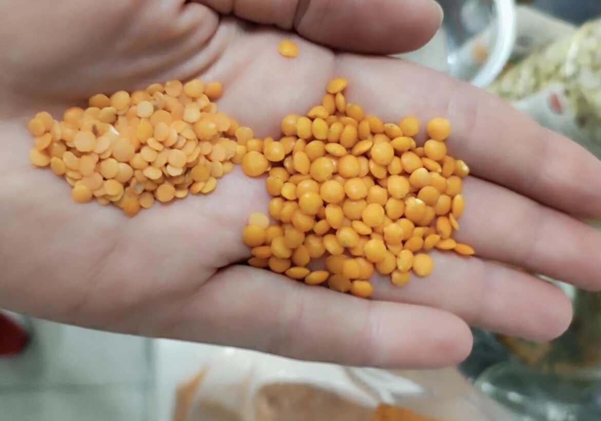 Цельная и очищенная.